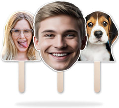 Custom Big Head Face Cutout | Personalized Photo Prop for Birthday, Wedding, Party & Events