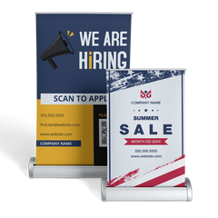 Tabletop Retractable Banners