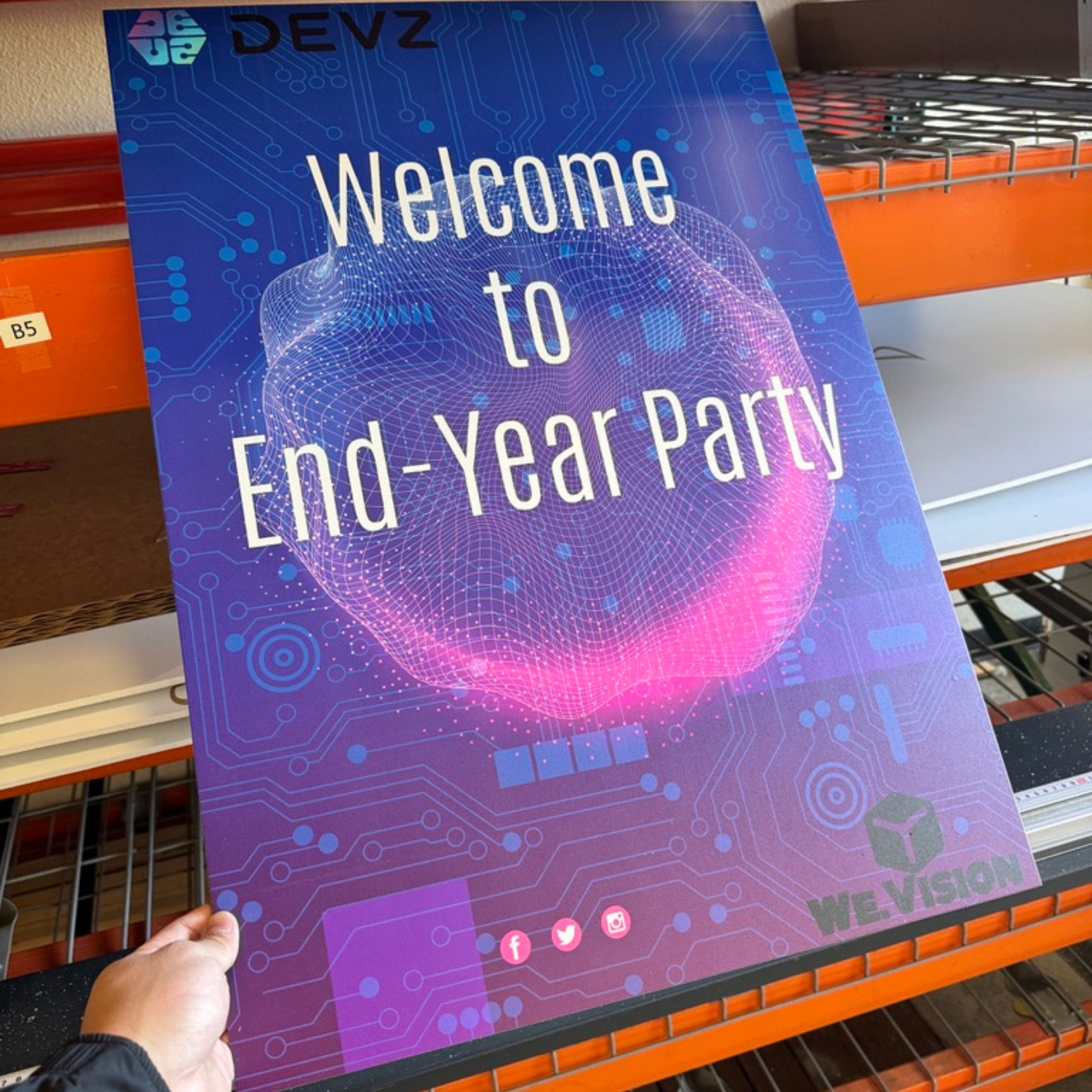 Custom Foam Board Signs | Event Welcome Sign | 3/16" Thick Foam Core Printing